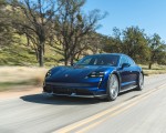 2021 Porsche Taycan Turbo Cross Turismo (Color: Gentian Blue) Front Three-Quarter Wallpapers 150x120