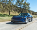 2021 Porsche Taycan Turbo Cross Turismo (Color: Gentian Blue) Front Three-Quarter Wallpapers 150x120
