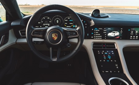 2022 Porsche Taycan Turbo Cross Turismo (Color: Gentian Blue) Interior Cockpit Wallpapers 450x275 (86)