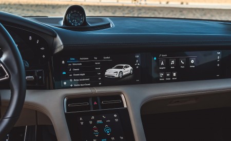 2022 Porsche Taycan Turbo Cross Turismo (Color: Gentian Blue) Interior Detail Wallpapers 450x275 (90)