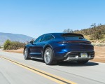2021 Porsche Taycan Turbo Cross Turismo (Color: Gentian Blue) Rear Three-Quarter Wallpapers 150x120