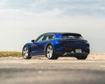 2021 Porsche Taycan Turbo Cross Turismo (Color: Gentian Blue) Rear Three-Quarter Wallpapers 150x120