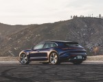 2021 Porsche Taycan Turbo Cross Turismo (Color: Gentian Blue) Rear Three-Quarter Wallpapers 150x120