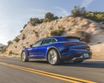 2022 Porsche Taycan Turbo Cross Turismo (Color: Gentian Blue) Rear Three-Quarter Wallpapers 150x120