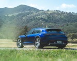 2021 Porsche Taycan Turbo Cross Turismo (Color: Gentian Blue) Rear Three-Quarter Wallpapers 150x120