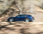 2021 Porsche Taycan Turbo Cross Turismo (Color: Gentian Blue) Side Wallpapers 150x120