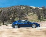 2022 Porsche Taycan Turbo Cross Turismo (Color: Gentian Blue) Side Wallpapers 150x120