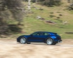 2021 Porsche Taycan Turbo Cross Turismo (Color: Gentian Blue) Side Wallpapers 150x120