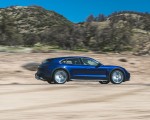 2021 Porsche Taycan Turbo Cross Turismo (Color: Gentian Blue) Side Wallpapers 150x120