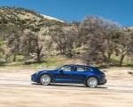 2021 Porsche Taycan Turbo Cross Turismo (Color: Gentian Blue) Side Wallpapers 150x120 (49)