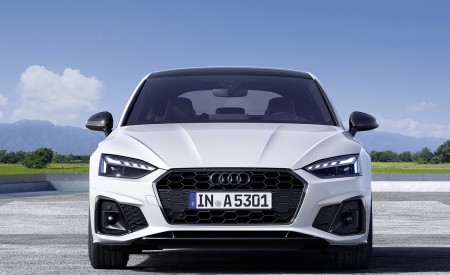 2022 Audi A5 Sportback S Line Competition Plus (Color: Glacier White Metallic) Front Wallpapers 450x275 (11)