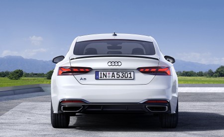 2022 Audi A5 Sportback S Line Competition Plus (Color: Glacier White Metallic) Rear Wallpapers 450x275 (12)