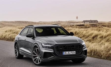 2022 Audi Q7 S Line Competition Plus (Color: Nardo Grey) Front Wallpapers 450x275 (4)