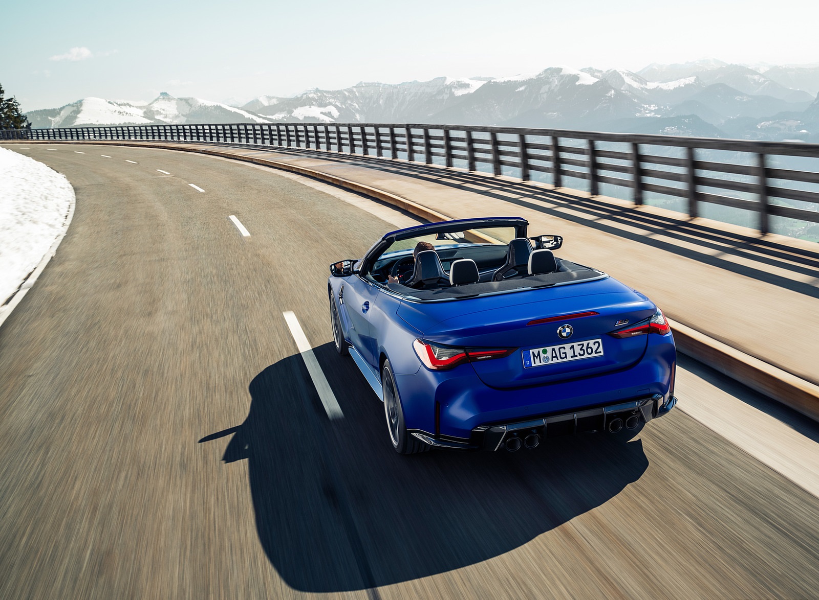 2022 BMW M4 Competition Convertible M xDrive Rear Wallpapers (5)