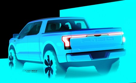 2022 Ford F-150 Lightning Design Sketch Wallpapers 450x275 (37)