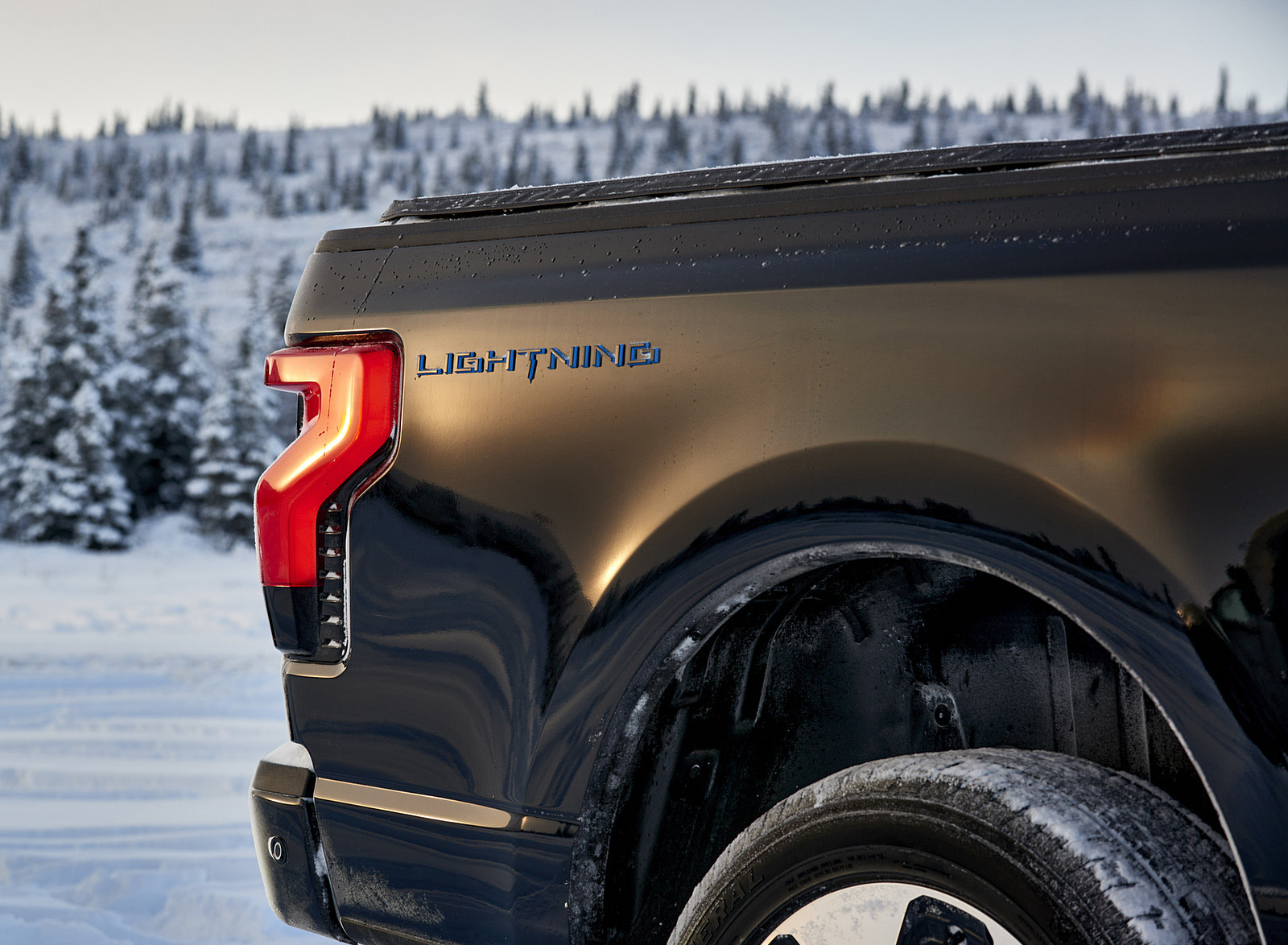 2022 Ford F-150 Lightning Testing in Alaska Detail Wallpapers (14)