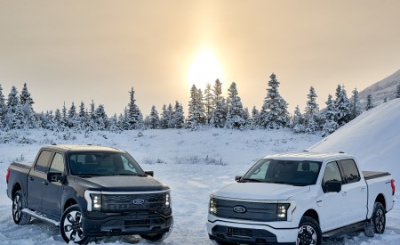 2022 Ford F-150 Lightning Testing in Alaska Wallpapers 450x275 (11)