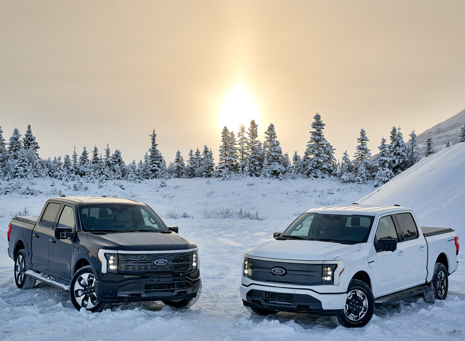 2022 Ford F-150 Lightning Testing in Alaska Wallpapers (11)