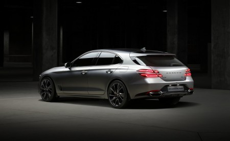 2022 Genesis G70 Shooting Brake Rear Three-Quarter Wallpapers 450x275 (2)