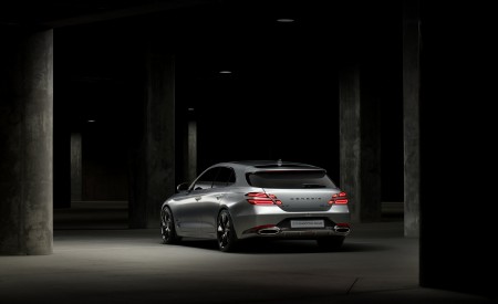 2022 Genesis G70 Shooting Brake Rear Wallpapers 450x275 (3)