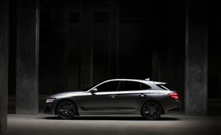 2022 Genesis G70 Shooting Brake Side Wallpapers 450x275 (4)
