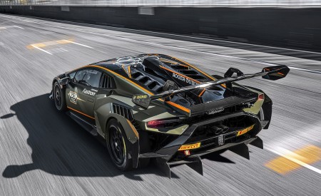2022 Lamborghini Huracán Super Trofeo EVO2 Rear Three-Quarter Wallpapers 450x275 (3)