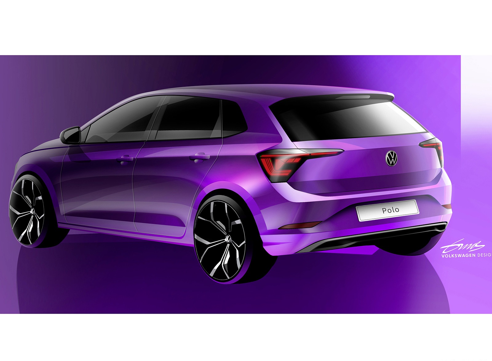 2022 Volkswagen Polo Design Sketch Wallpapers #41 of 46
