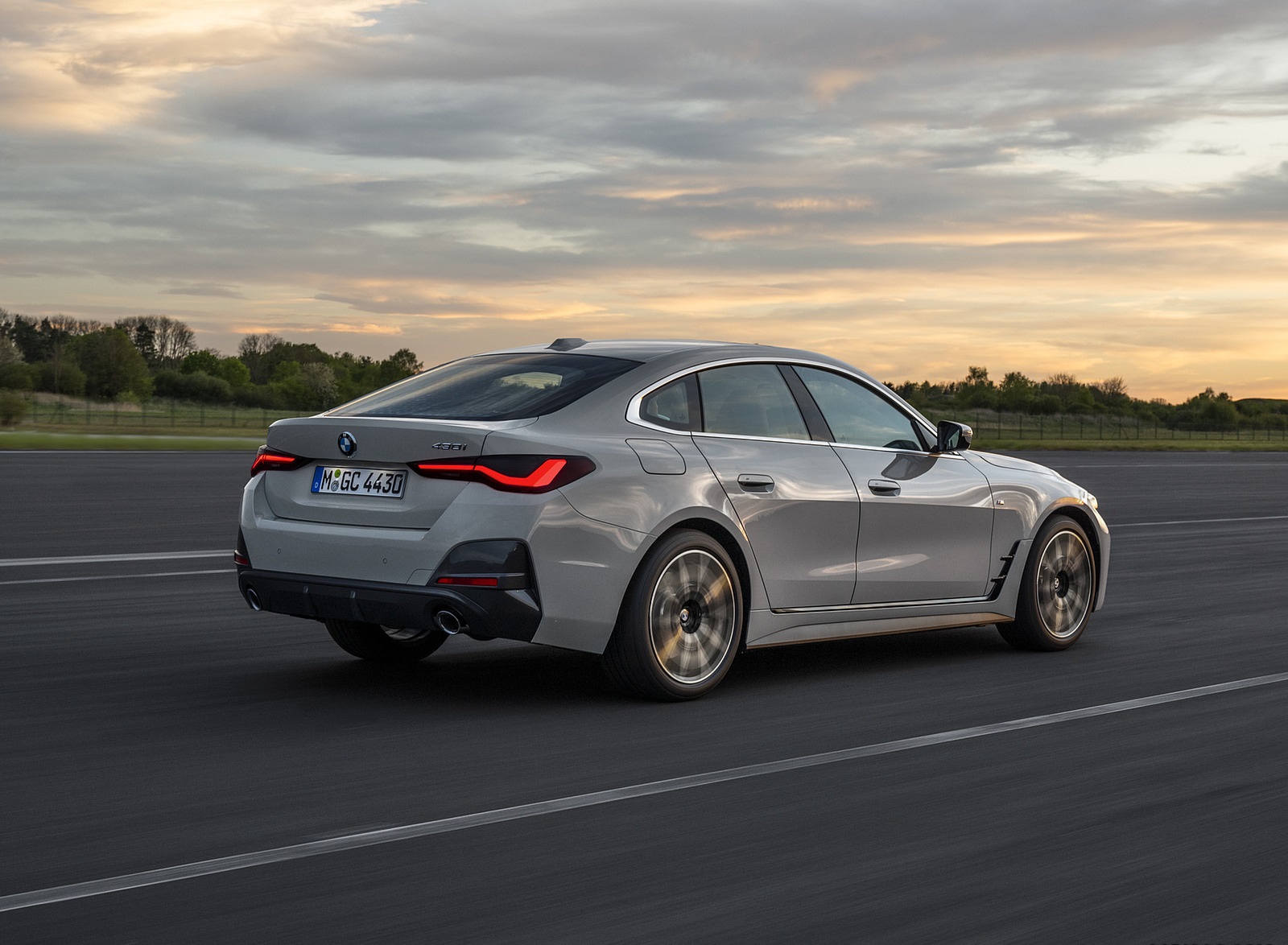 2022 BMW 4 Series 430i Gran Coupé Rear Three-Quarter Wallpapers (3)