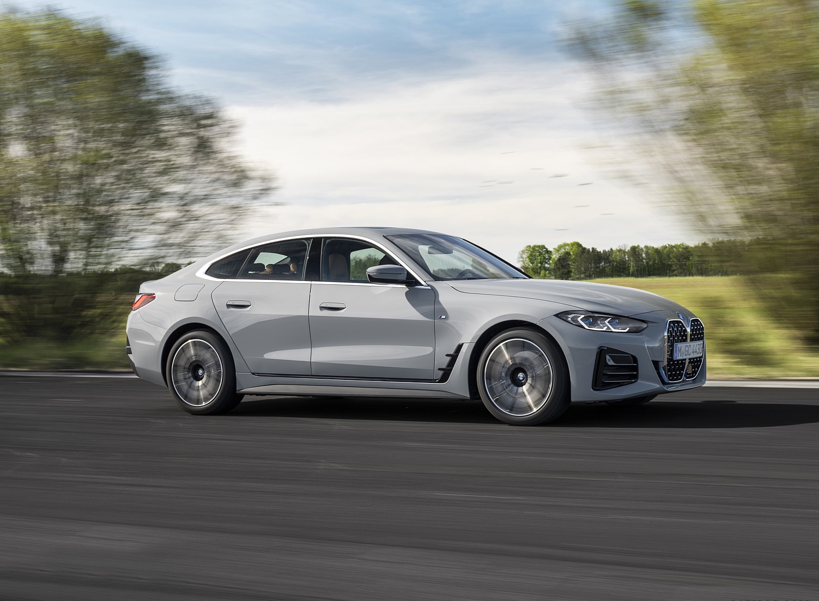 2022 BMW 4 Series 430i Gran Coupé Side Wallpapers  (4)