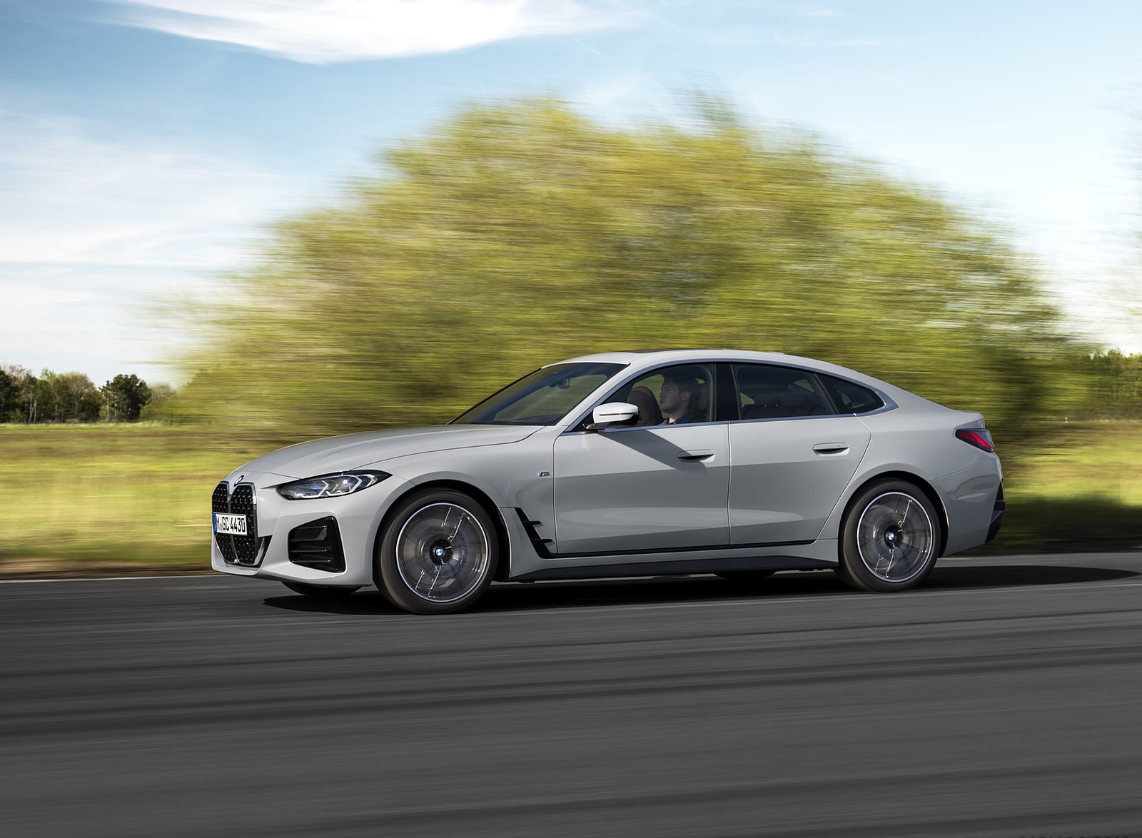 2022 BMW 4 Series 430i Gran Coupé Side Wallpapers (2)