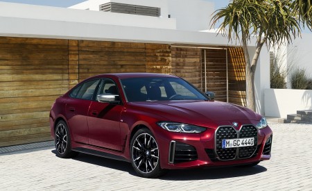 2022 BMW 4 Series M440i xDrive Gran Coupé Front Three-Quarter Wallpapers 450x275 (130)