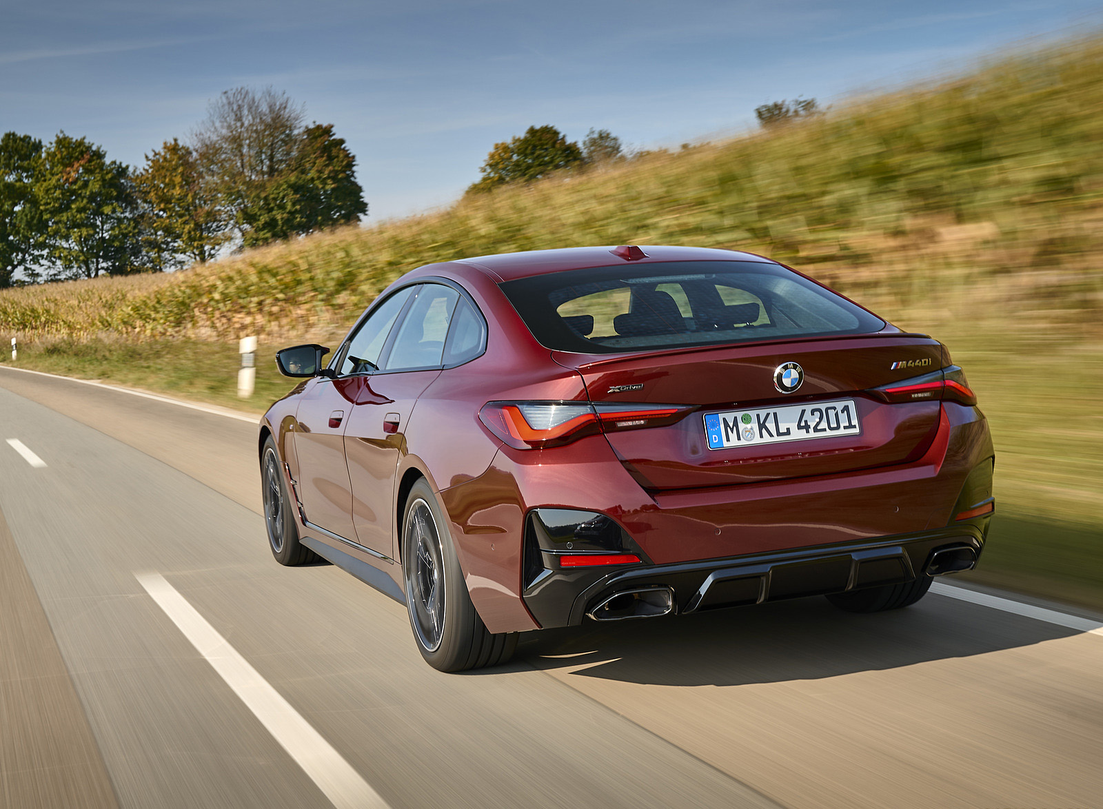 2022 BMW M440i xDrive Gran Coupe (Color: Aventurine Red) Rear Three-Quarter Wallpapers (2)