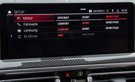 2022 BMW X4 M Competition (Color: Marina Bay Blue Metallic) Central Console Wallpapers 450x275 (188)