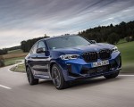 2022 BMW X4 M (Color: Marina Bay Blue metallic) Front Three-Quarter Wallpapers 150x120
