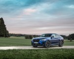 2022 BMW X4 M Competition (Color: Marina Bay Blue Metallic) Front Three-Quarter Wallpapers 150x120