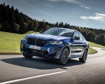 2022 BMW X4 M (Color: Marina Bay Blue metallic) Front Three-Quarter Wallpapers 150x120