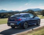 2022 BMW X4 M (Color: Marina Bay Blue metallic) Rear Three-Quarter Wallpapers 150x120