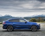2022 BMW X4 M Competition (Color: Marina Bay Blue Metallic) Side Wallpapers 150x120