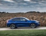 2022 BMW X4 M (Color: Marina Bay Blue metallic) Side Wallpapers 150x120