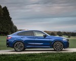 2022 BMW X4 M Competition (Color: Marina Bay Blue Metallic) Side Wallpapers 150x120