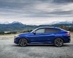 2022 BMW X4 M (Color: Marina Bay Blue metallic) Side Wallpapers 150x120