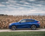 2022 BMW X4 M Competition (Color: Marina Bay Blue Metallic) Side Wallpapers 150x120