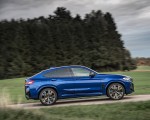 2022 BMW X4 M (Color: Marina Bay Blue metallic) Side Wallpapers 150x120