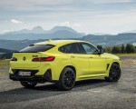 2022 BMW X4 M Competition (Color: Sao Paulo Yellow) Rear Three-Quarter Wallpapers 150x120