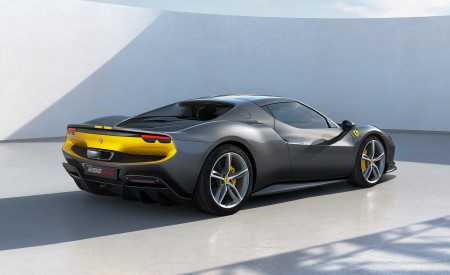2022 Ferrari 296 GTB Assetto Fiorano Rear Three-Quarter Wallpapers 450x275 (14)