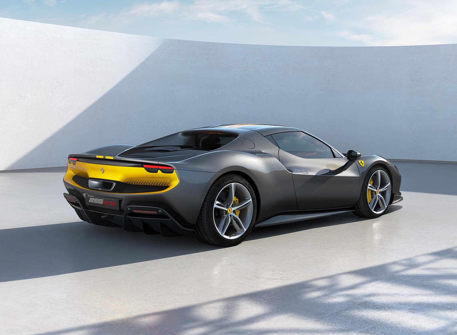 2022 Ferrari 296 GTB Assetto Fiorano Rear Three-Quarter Wallpapers (14)