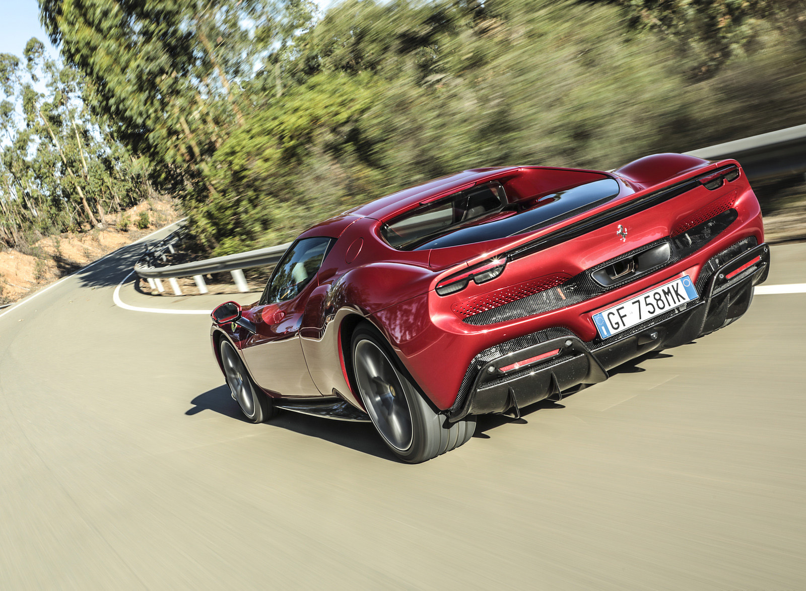2022 Ferrari 296 GTB Rear Three-Quarter Wallpapers #2 of 19