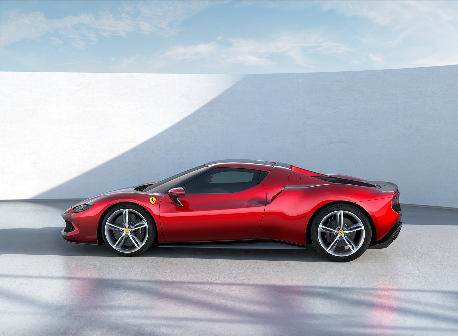 2022 Ferrari 296 GTB Side Wallpapers #6 of 19