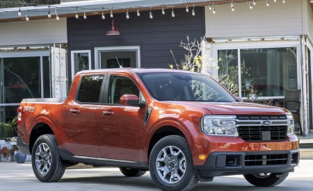 2022 Ford Maverick 2L-EcoBoost AWD Lariat Front Three-Quarter Wallpapers 450x275 (7)