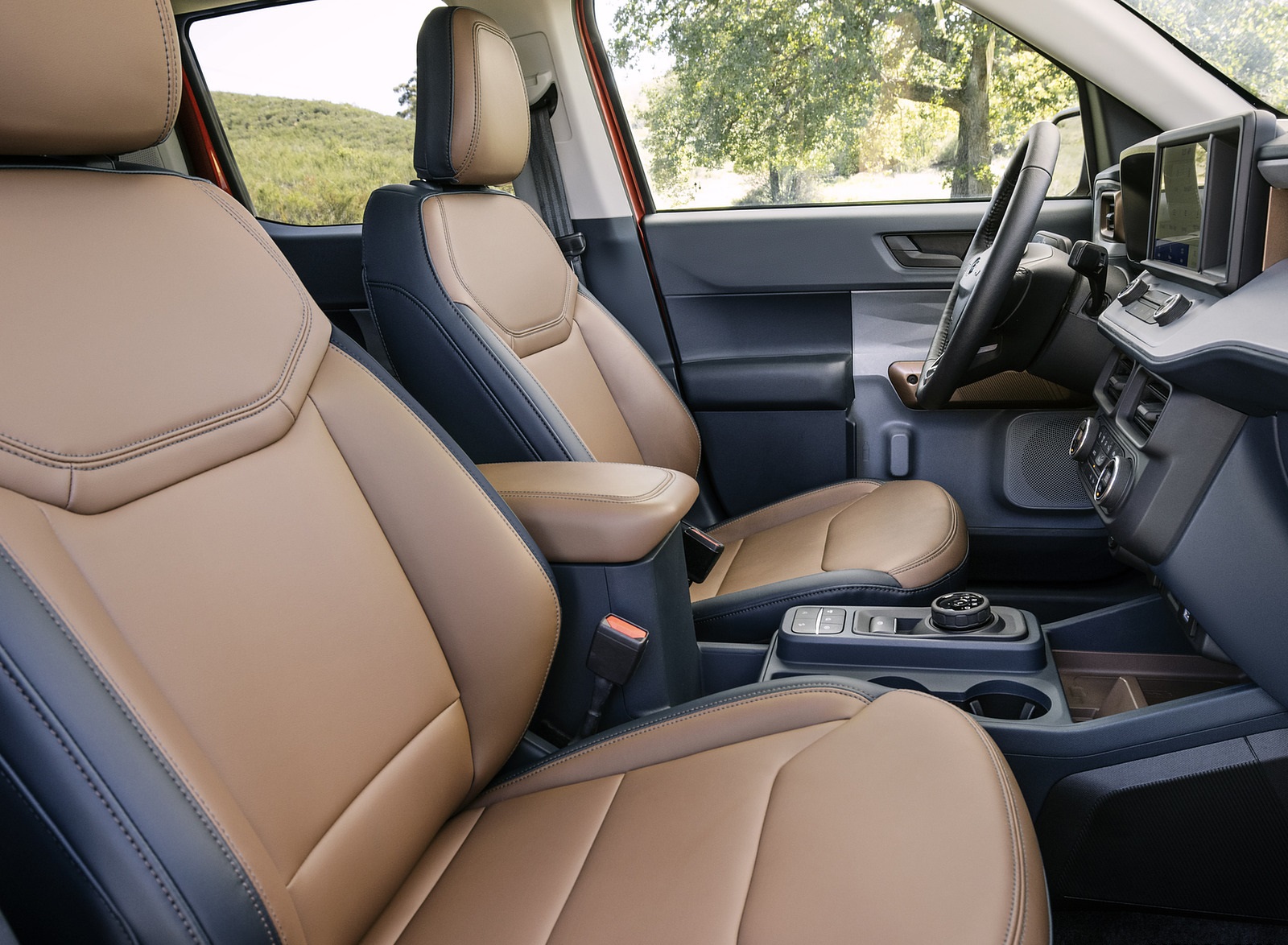 2022 Ford Maverick 2L-EcoBoost AWD Lariat Interior Front Seats Wallpapers #23 of 43